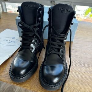 PRADA combat boots